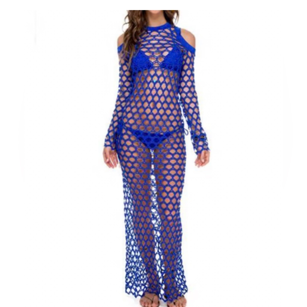 Blue Swim Cover-Up